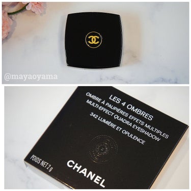 レ キャトル オンブル 342 ルミエール エ オピュロンス/CHANEL/アイシャドウパレットを使ったクチコミ（3枚目）