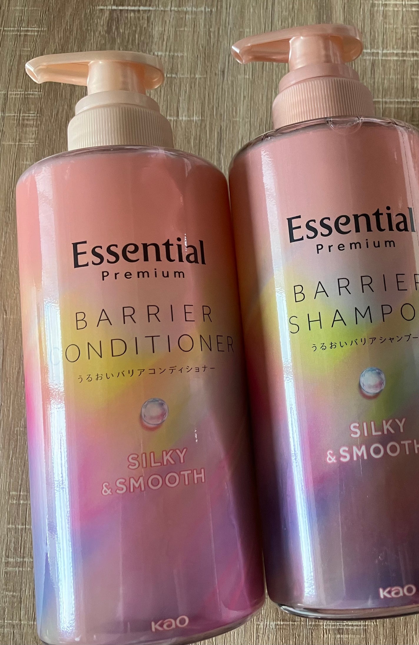 エッセンシャルプレミアム バリアシャンプー・コンディショナー シルキー&スムース/エッセンシャル/市販シャンプーを使ったクチコミ(1枚目)
