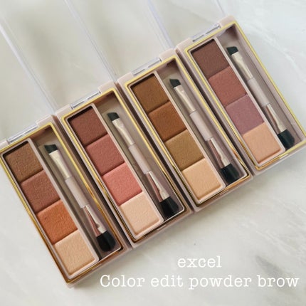 カラーエディットパウダーブロウ/excel/パウダーアイブロウを使ったクチコミ(1枚目)