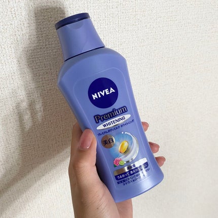 プレミアムボディミルク ホワイトニング【医薬部外品】 /ニベア/ボディミルクを使ったクチコミ(1枚目)