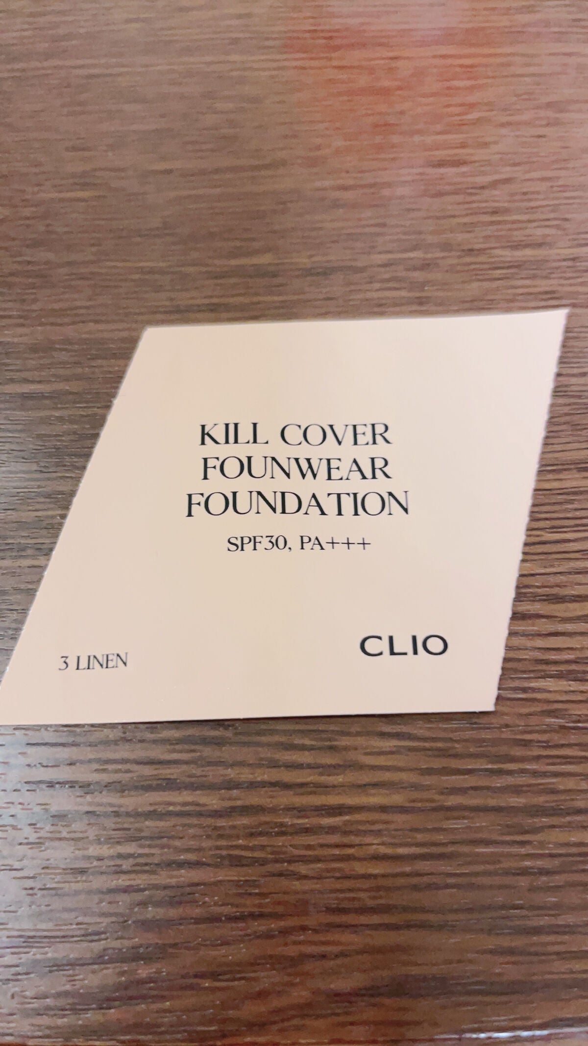 キル カバー ファンウェア ファンデーション/CLIO/リキッドファンデーションを使ったクチコミ(1枚目)