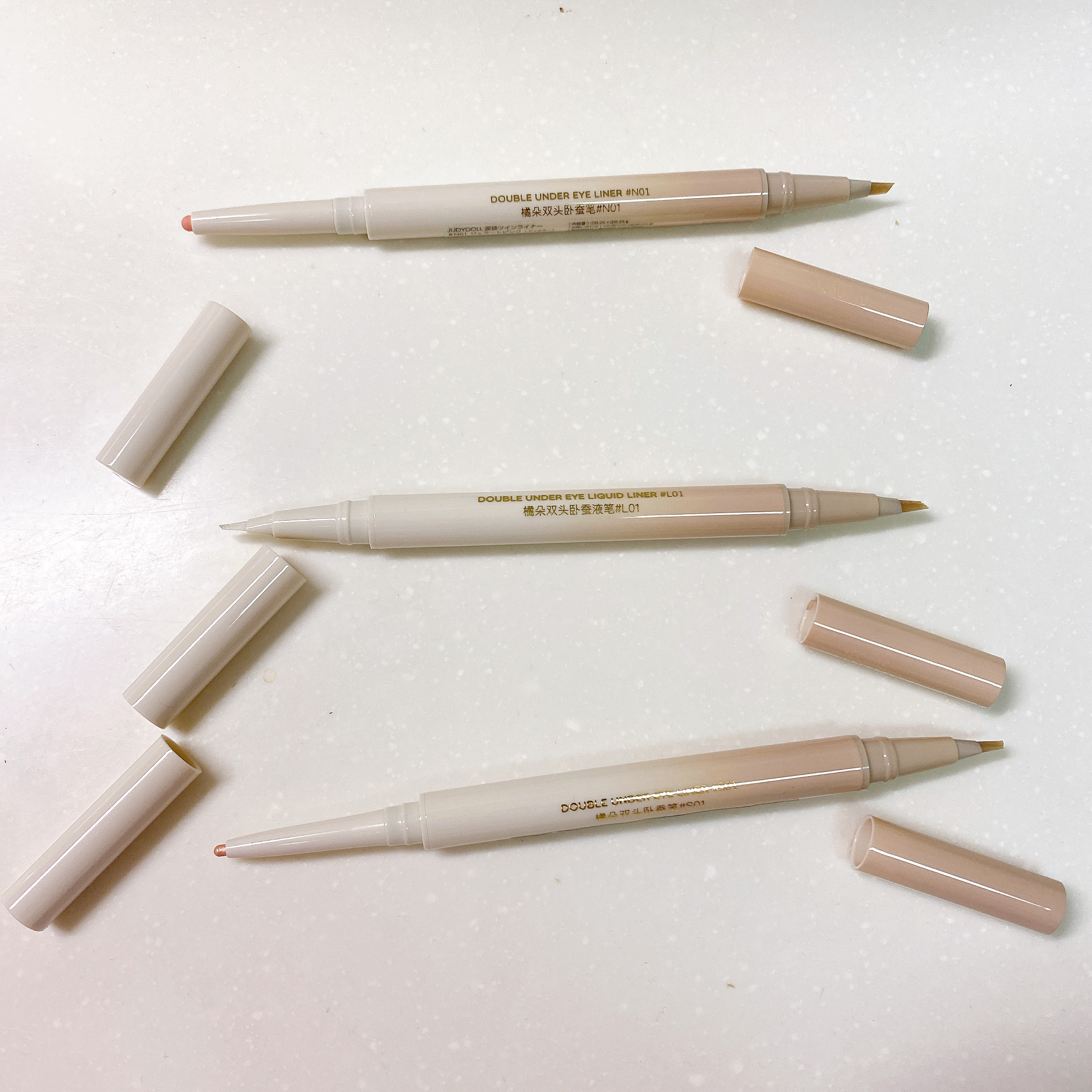 涙袋ツインライナー ＃Ｎ０１ ジェラートピンク/JUDYDOLL/ペンシルアイライナーを使ったクチコミ（2枚目）