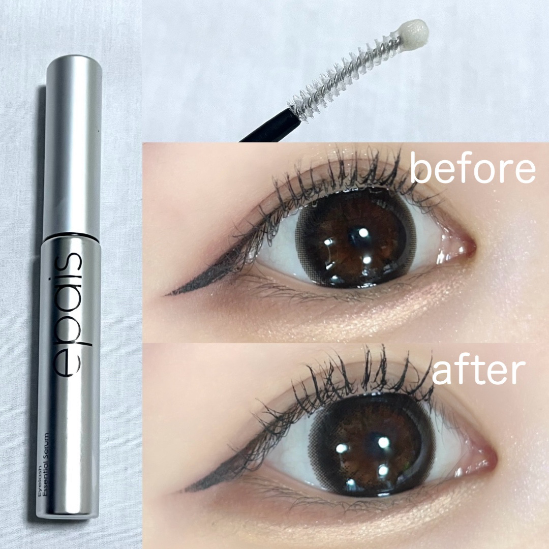 アイラッシュエッセンシャルセラム/epais/まつげ美容液を使ったクチコミ（2枚目）