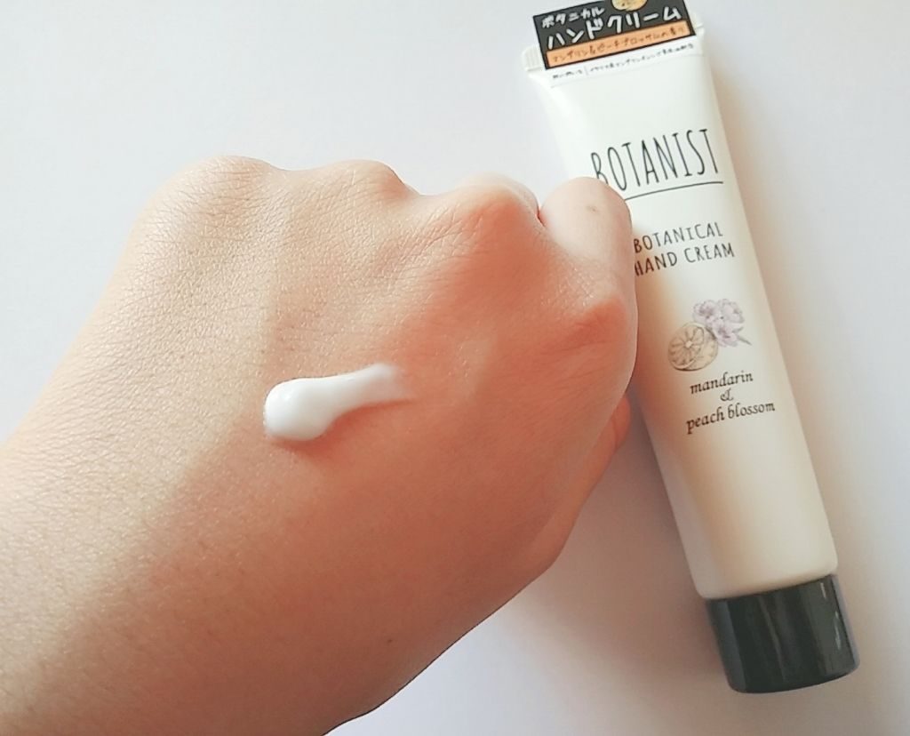 ボタニカルハンドクリーム（マンダリン&ピーチブロッサム ）/BOTANIST/ハンドクリームを使ったクチコミ（2枚目）