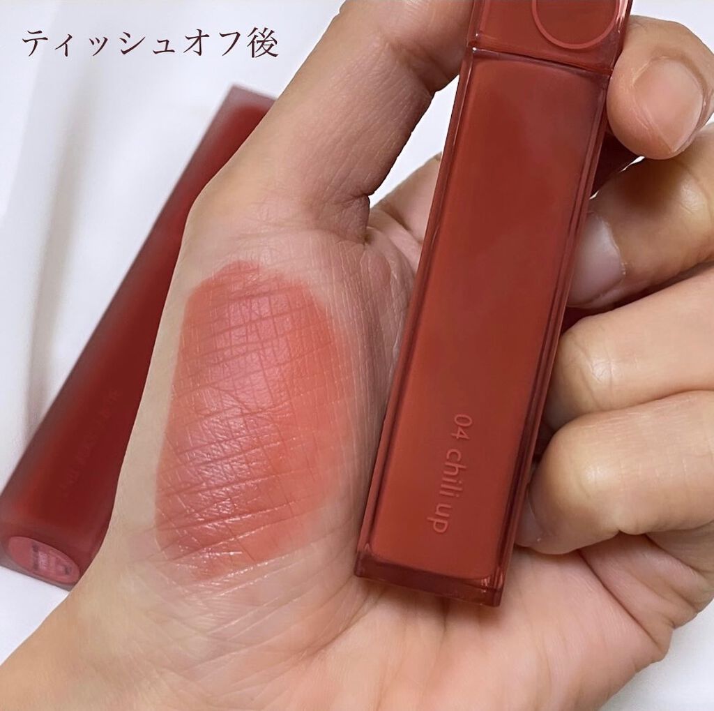 デュイフルウォーターティント/rom&nd/リップティントを使ったクチコミ（3枚目）