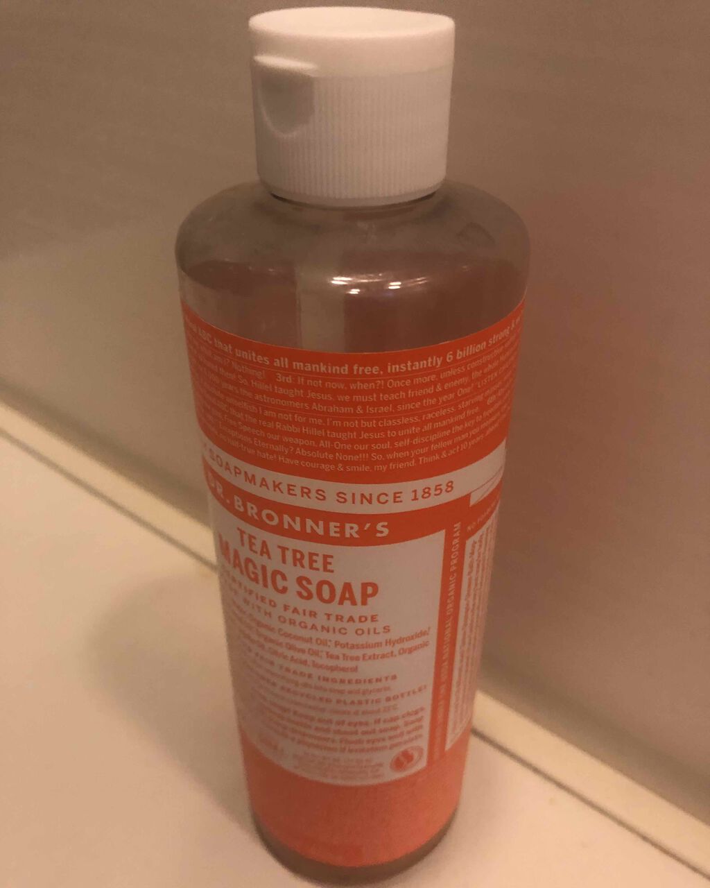 マジックソープ ティートゥリー/ドクターブロナー/ボディソープを使ったクチコミ(2枚目)