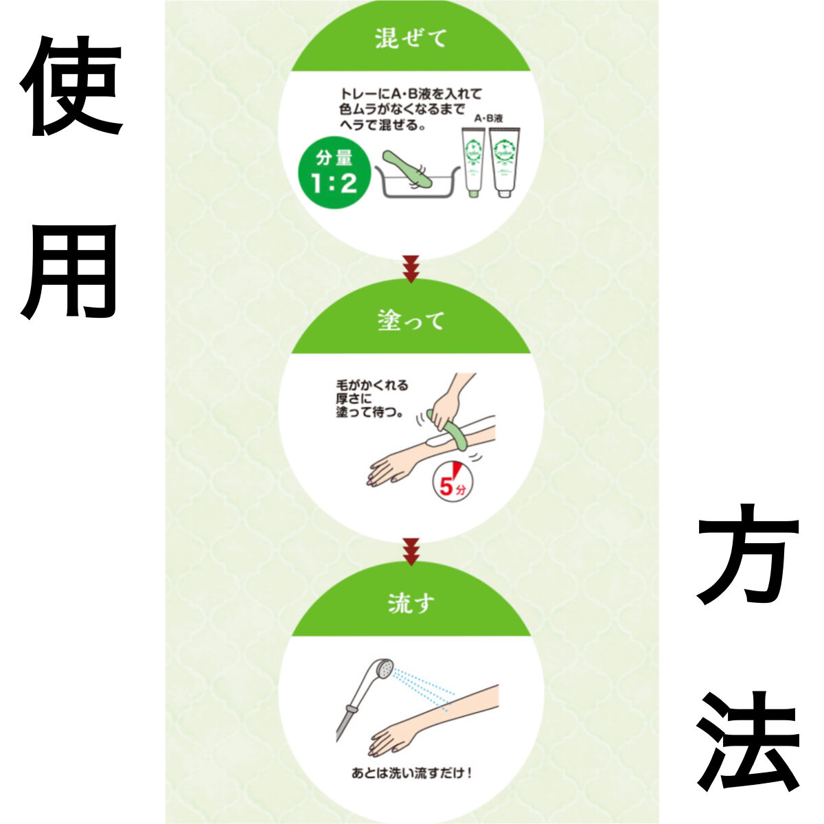 脱色クリーム スピーディー/エピラット/ムダ毛ケアを使ったクチコミ（2枚目）