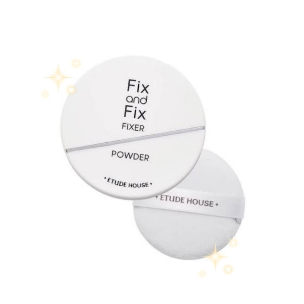 フィックス＆フィックス パウダーフィクサー/ETUDE/ルースパウダーを使ったクチコミ（3枚目）