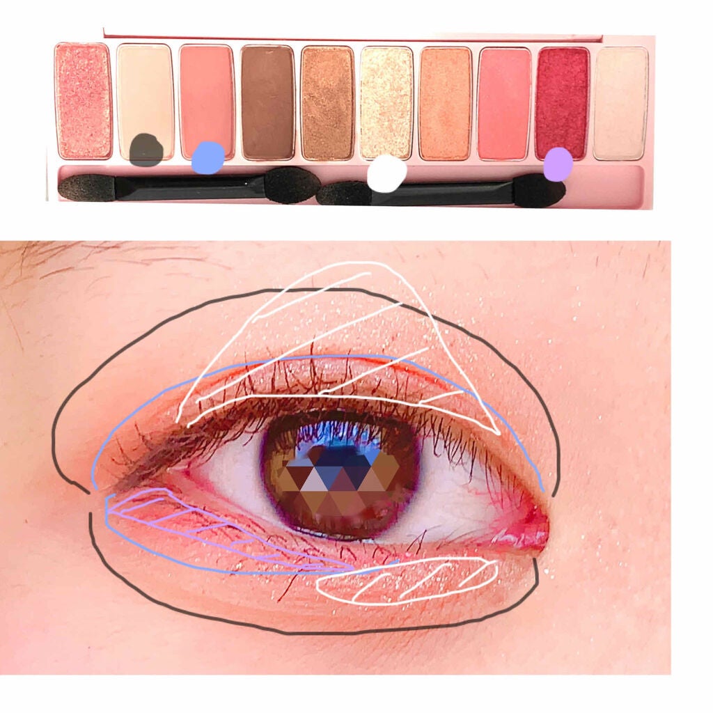 プレイカラー アイシャドウ/ETUDE/アイシャドウパレットを使ったクチコミ(2枚目)