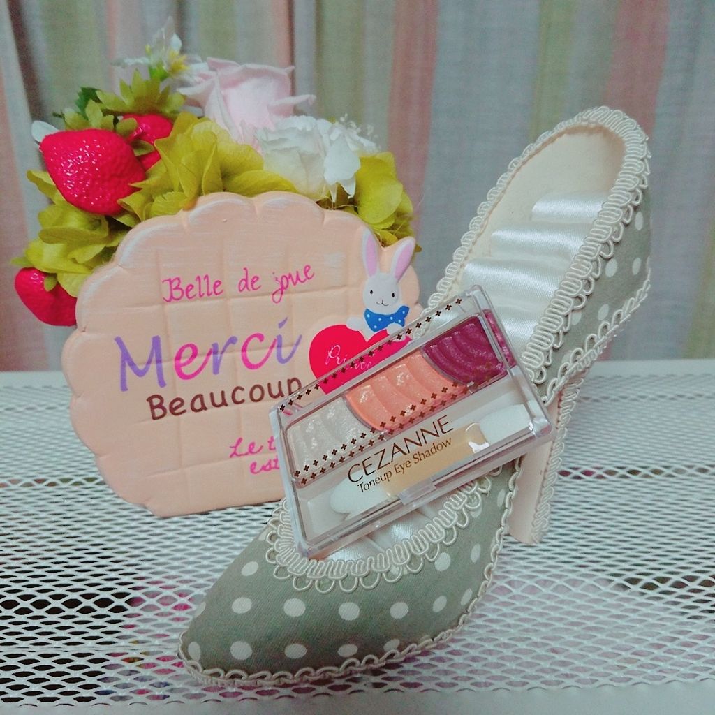 トーンアップアイシャドウ/CEZANNE/アイシャドウパレットを使ったクチコミ(1枚目)