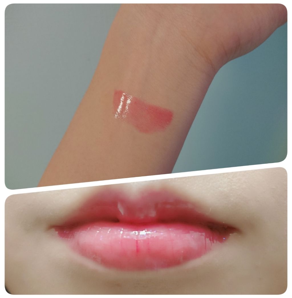 オールインワンティント 03 スパークルチェリー/シャインリッチ/リップティントを使ったクチコミ（3枚目）