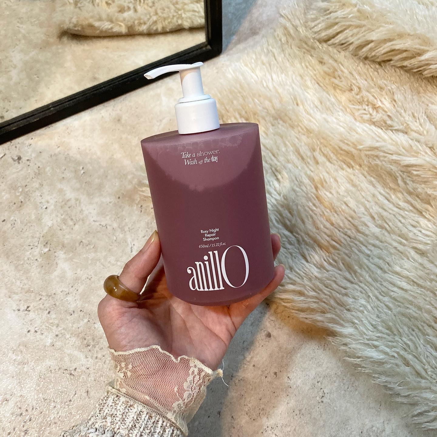 ロージーナイトリペアシャンプー/アンプルトリートメント/ANILLO/市販シャンプーを使ったクチコミ（2枚目）