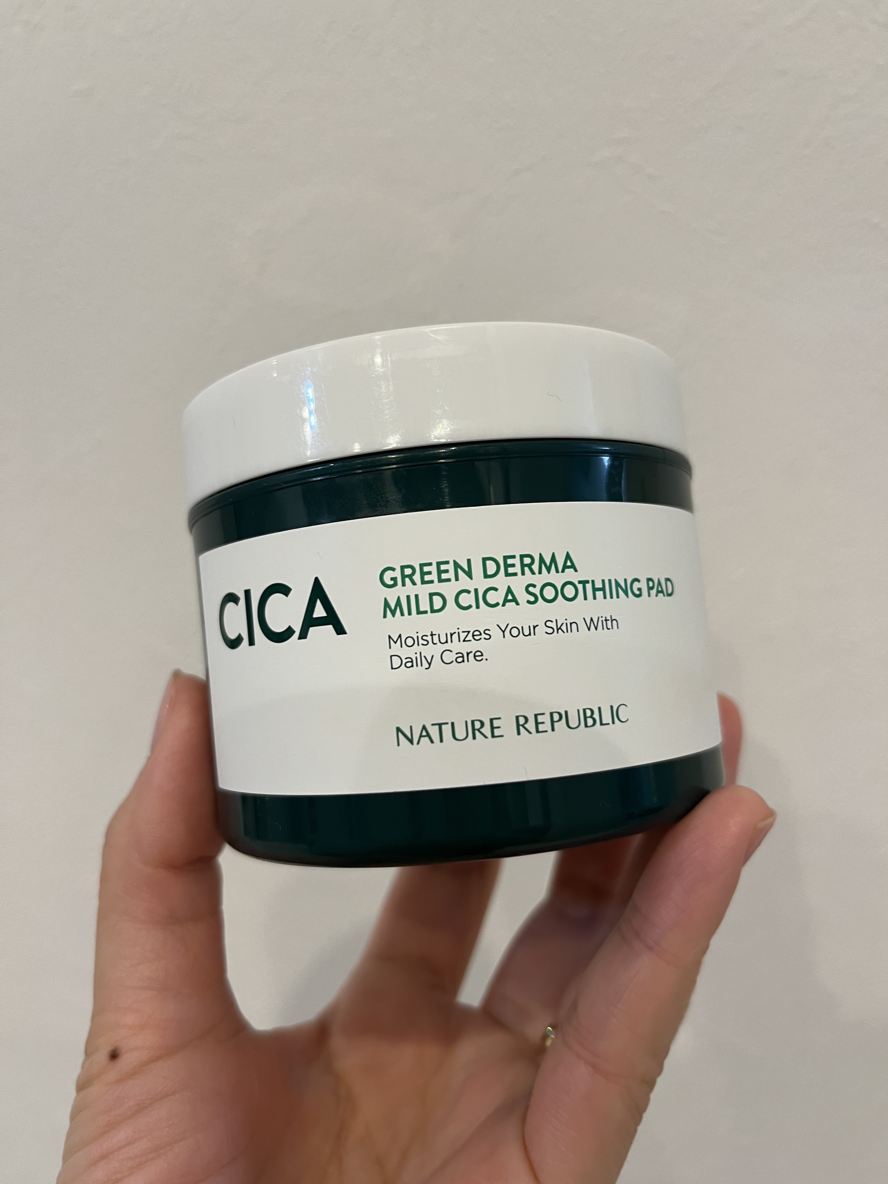 グリーンダーマCICAエッセンシャルパッド/ネイチャーリパブリック/トナーパッドを使ったクチコミ（1枚目）