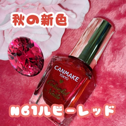 カラフルネイルズ/キャンメイク/マニキュアを使ったクチコミ(1枚目)