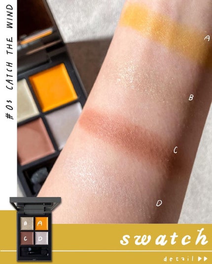 ディメンショナルビジョンアイパレットアリー/THREE/ジェル・クリームアイシャドウを使ったクチコミ(3枚目)