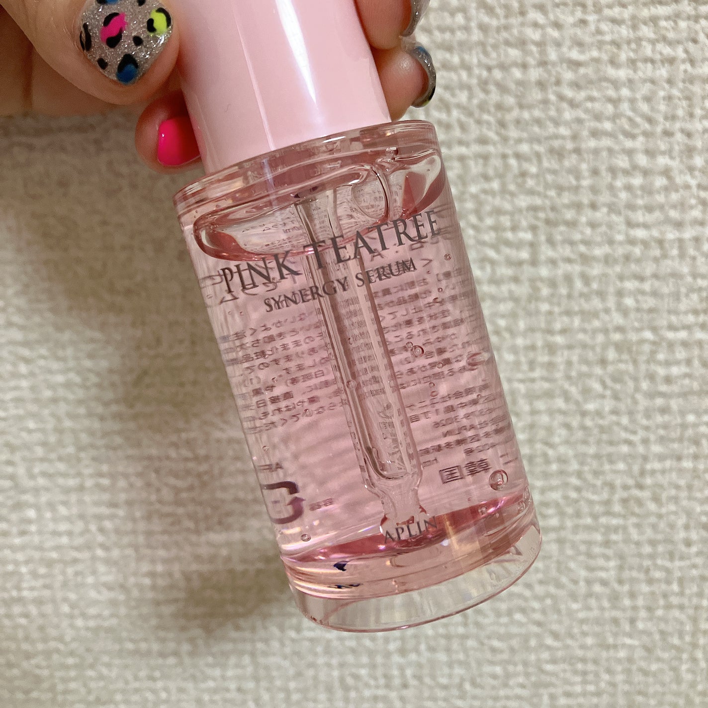 ピンクティーツリーシナジーセラム/APLIN/美容液を使ったクチコミ(1枚目)