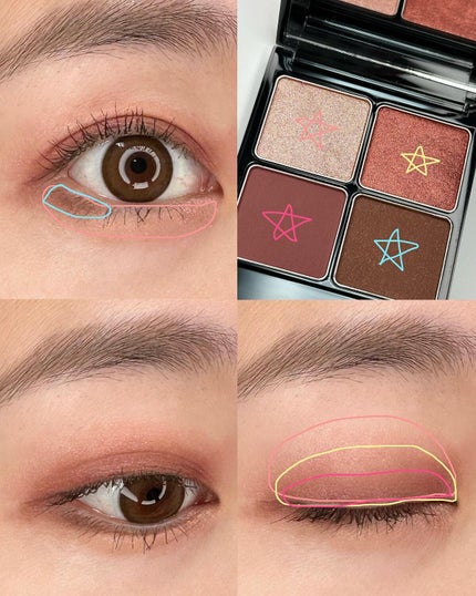 &be パレットアイシャドウ/&be/アイシャドウパレットを使ったクチコミ(4枚目)