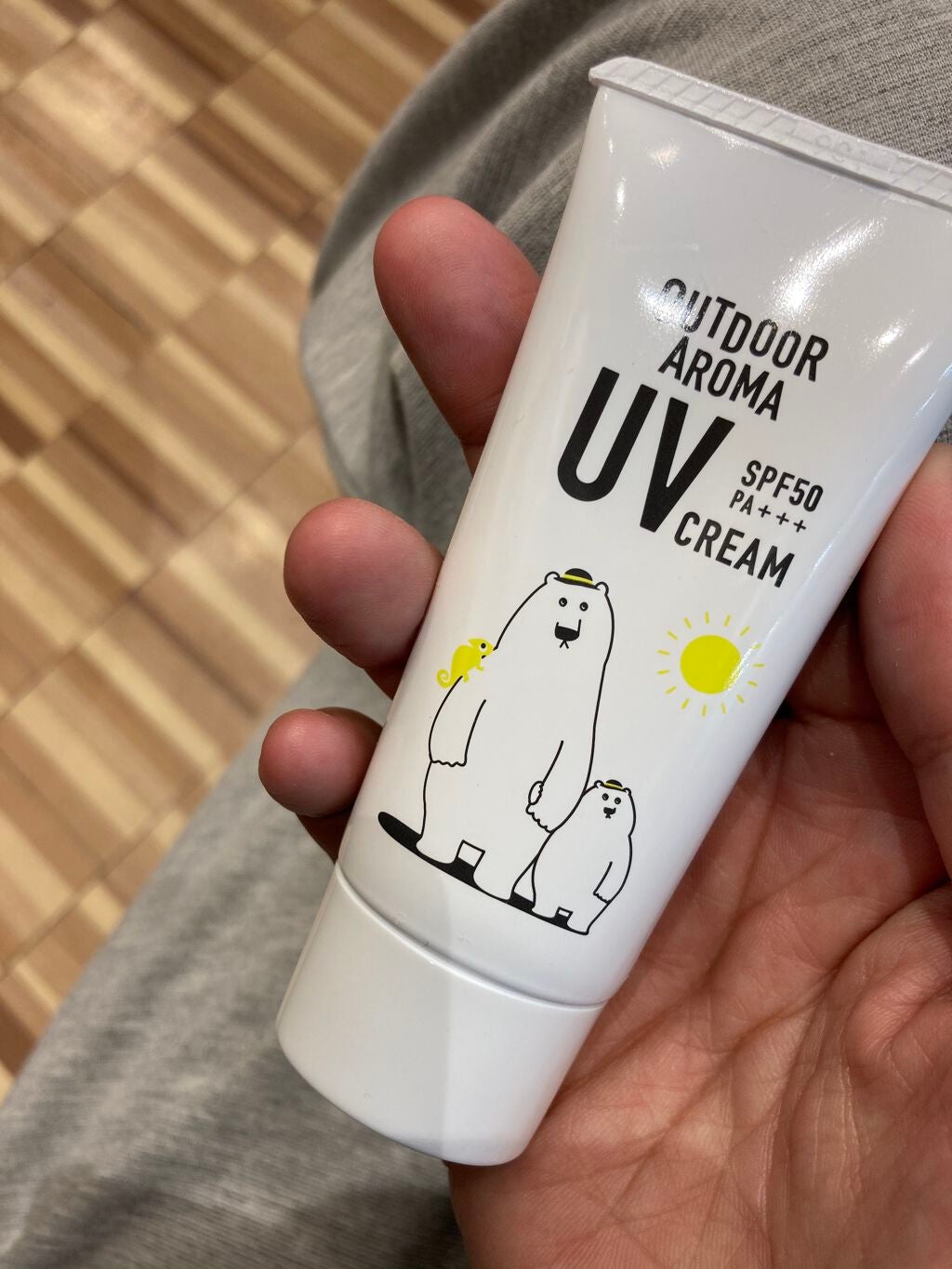 アウトドアUVクリーム SPF50/白くまアウトドアシリーズ/日焼け止め・UVケアを使ったクチコミ(2枚目)