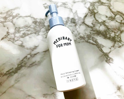 薬用モイストホワイトニングクリーム/MEDIBABY/フェイスクリームを使ったクチコミ(1枚目)