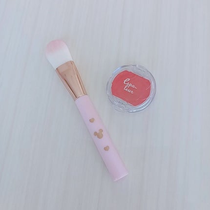 ごくふわっ ミッキーブラシ/DAISO/メイクブラシを使ったクチコミ(2枚目)