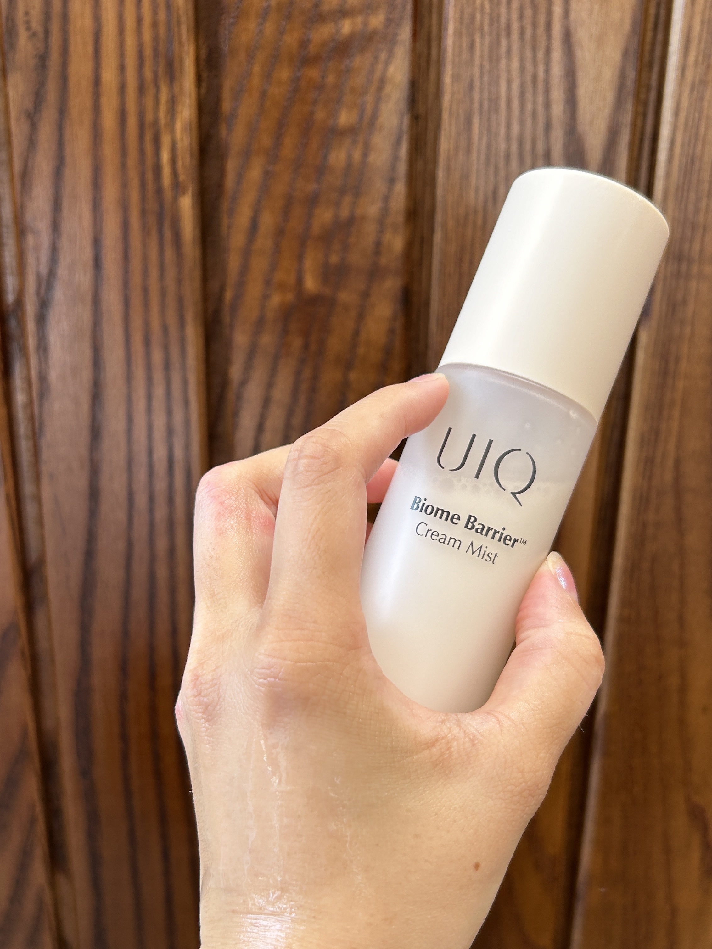 バイオームバリア クリームミスト/UIQ/ミスト状化粧水を使ったクチコミ（2枚目）