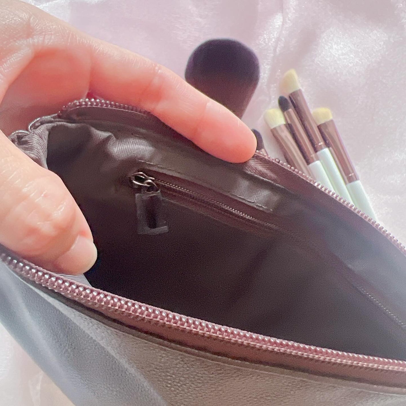 SIXPLUS 大きなサイズのパウダーブラシ(ブラック)F31/SIXPLUS/メイクブラシを使ったクチコミ(5枚目)