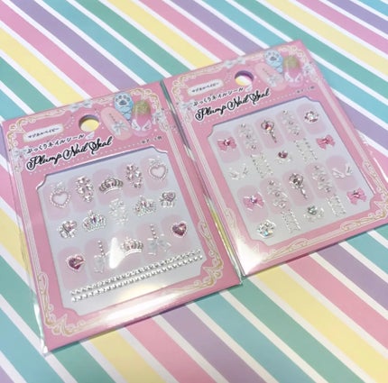 ネイルシール/セリア/ネイルシールを使ったクチコミ(4枚目)