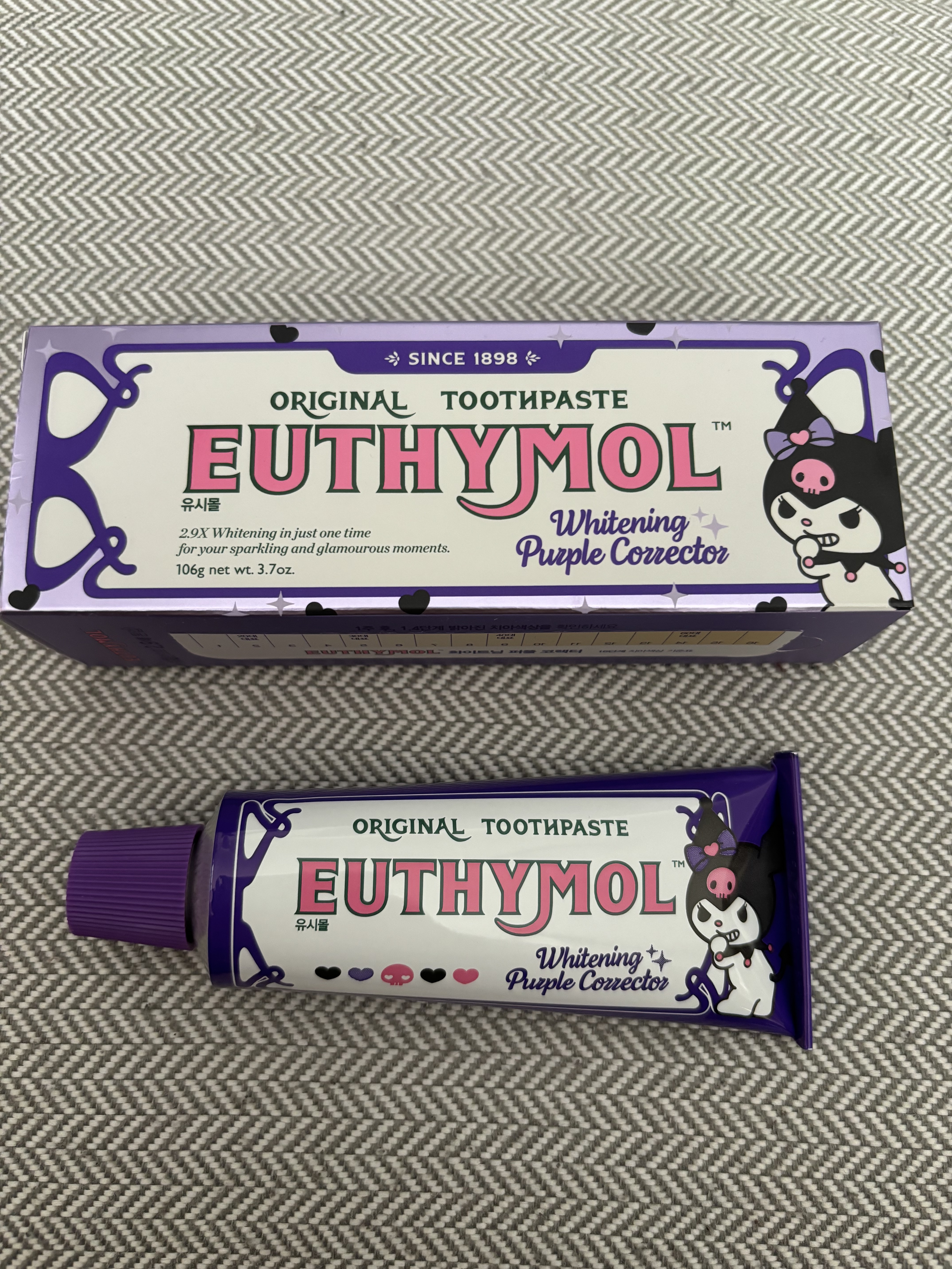 ホワイトパープル歯みがき ピーチフローラルミントの香り/EUTHYMOL/歯磨き粉を使ったクチコミ（3枚目）