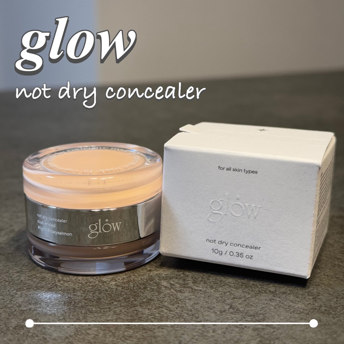 ノットドライコンシーラー/glow/クリームコンシーラーを使ったクチコミ(1枚目)