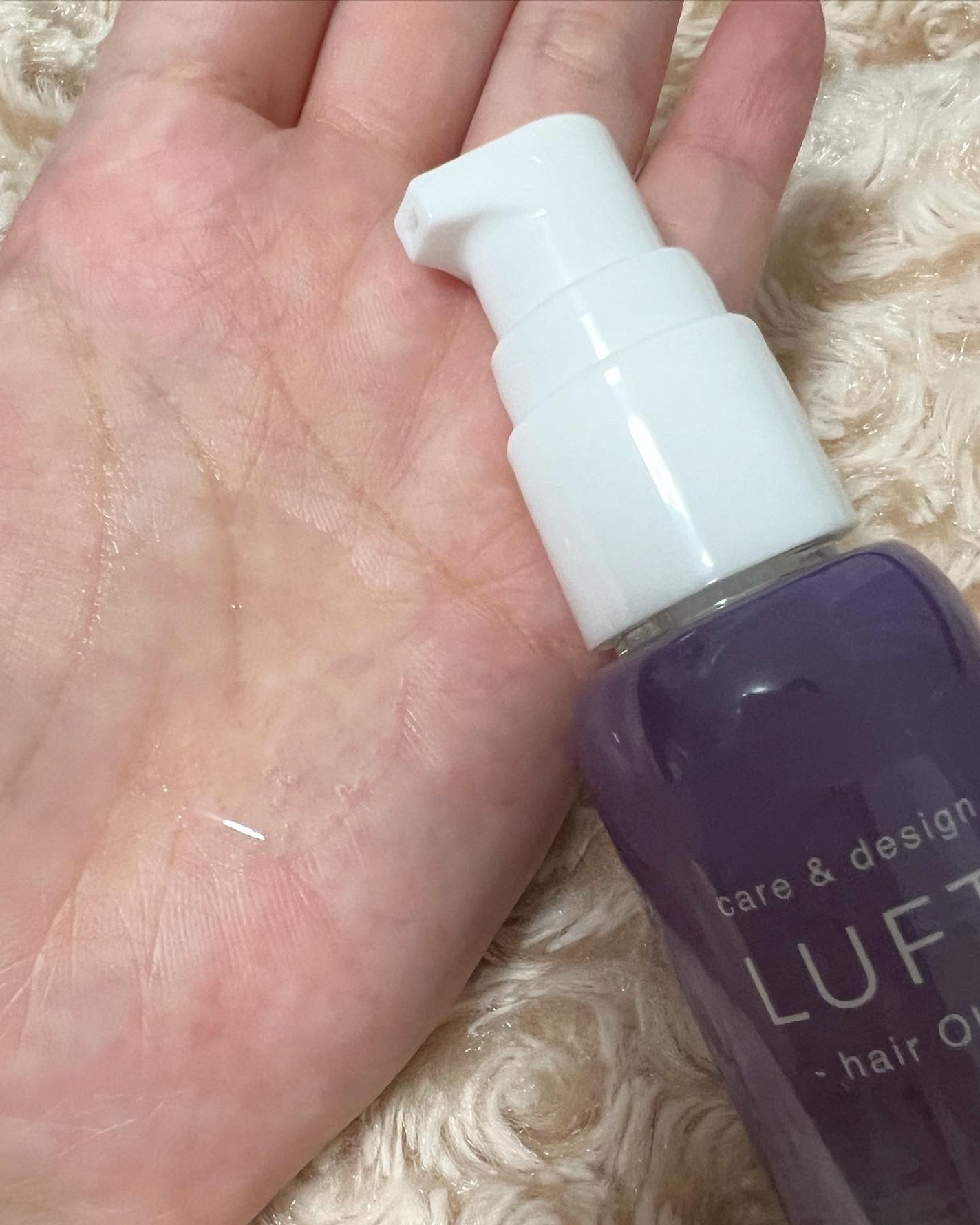 ケア&デザインオイル D/LUFT/ヘアオイルを使ったクチコミ(7枚目)