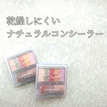 今回はキャンメイク様より、パステルヴェールコンシーラーをいただきましたので、レビューしていきます！


✼••┈┈••✼••┈┈••✼••┈┈••✼••┈┈••✼
【使った商品】
キャンメイク パステル