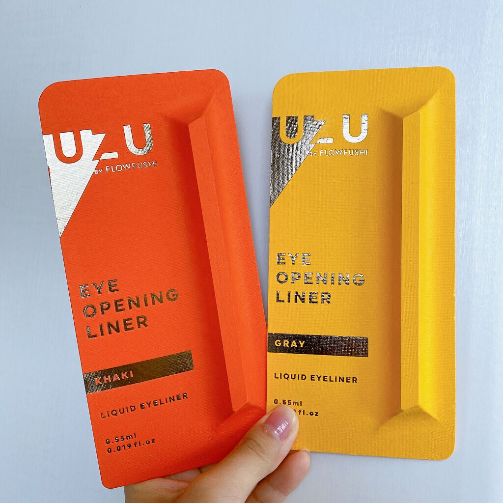 EYE OPENING LINER/UZU BY FLOWFUSHI/リキッドアイライナーを使ったクチコミ(1枚目)