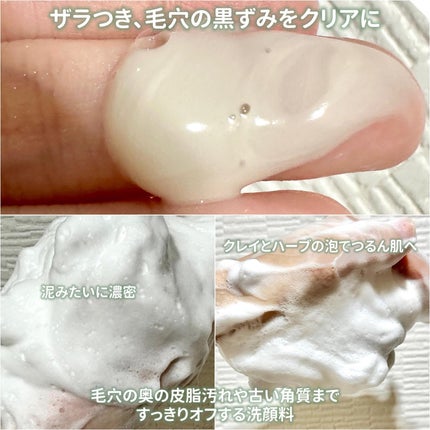 クレイ ブラン ハーバル フェイスウォッシュ/DECORTÉ/洗顔フォームを使ったクチコミ(4枚目)