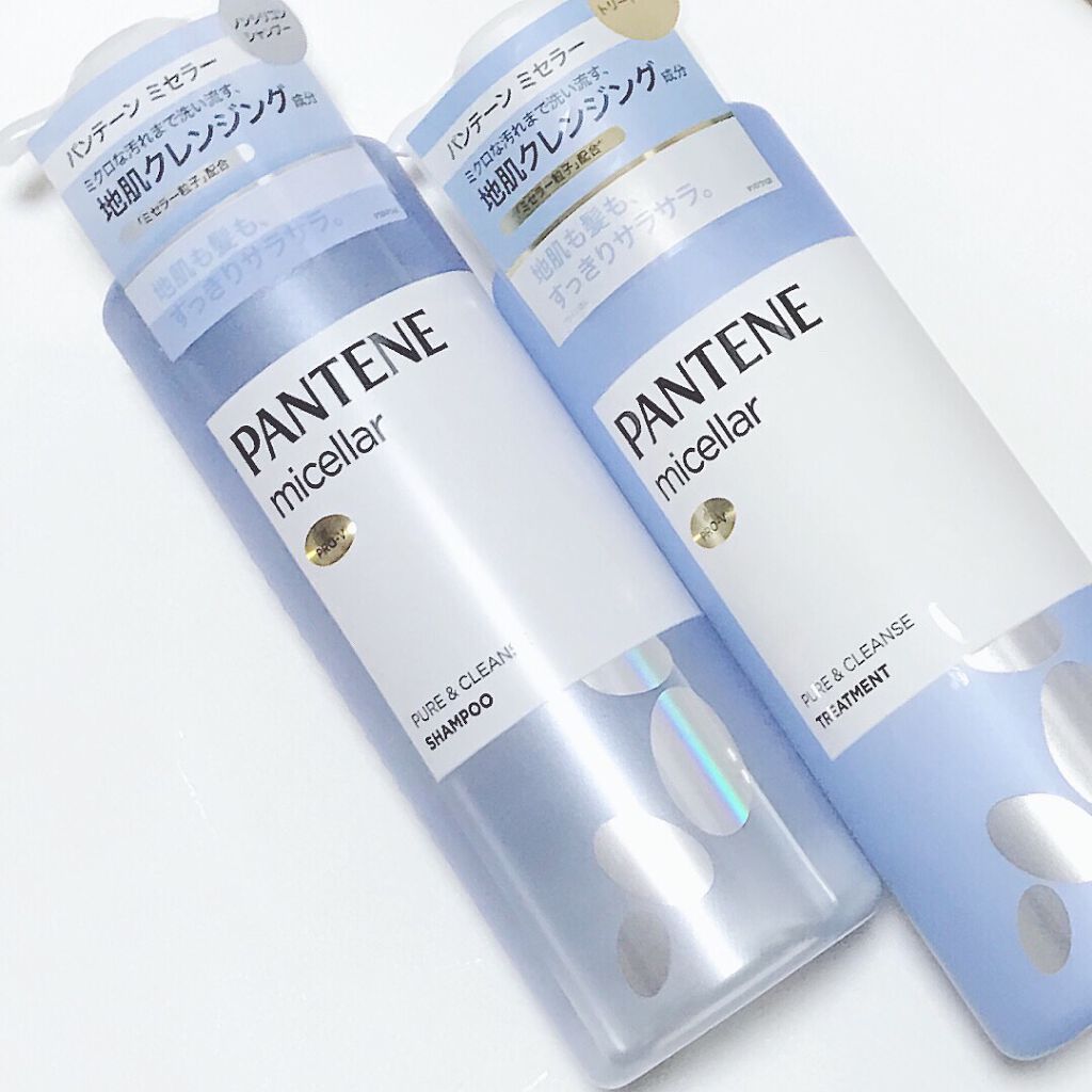 PRO-V ミセラー ピュア＆クレンズ ノンシリコンシャンプー/トリートメント/パンテーン/市販シャンプーを使ったクチコミ（1枚目）