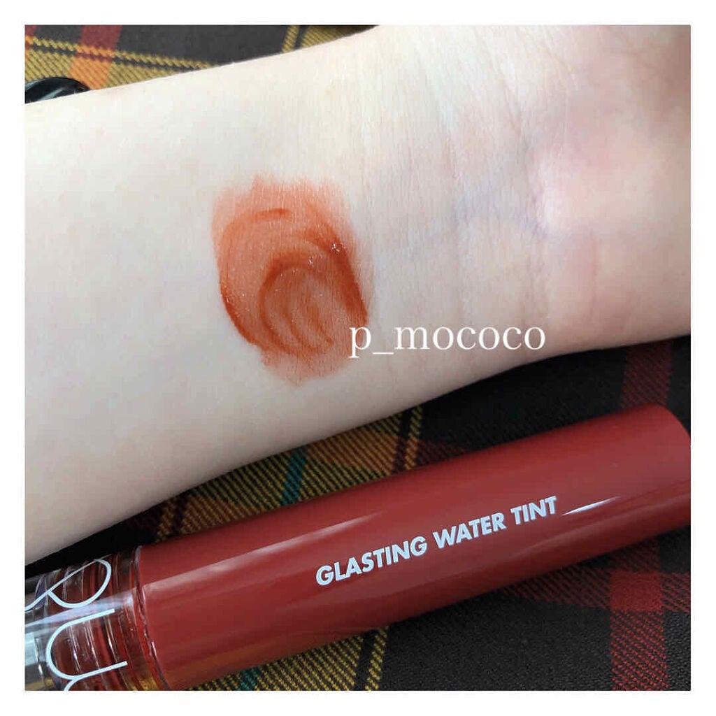 グラスティングウォーターティント/rom&nd/リップティントを使ったクチコミ(2枚目)