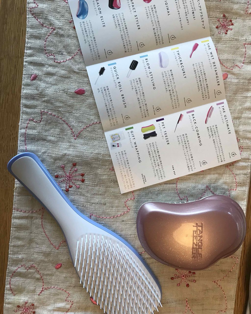 ザ・オリジナル ノーマル/TANGLE TEEZER/ヘアブラシを使ったクチコミ（1枚目）