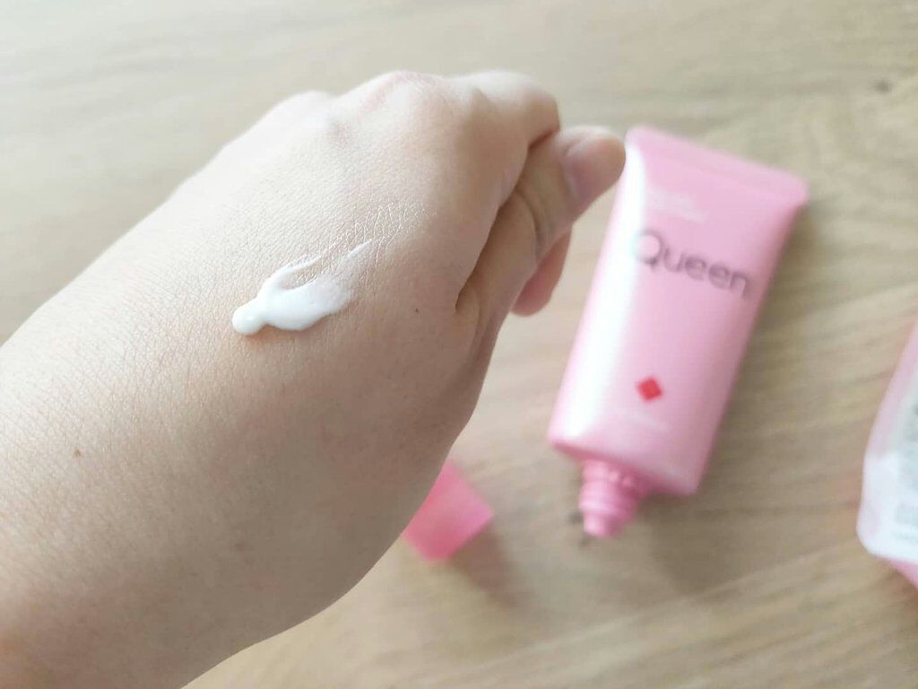 ツヤ肌モイストクリーム/Queen by Bionce/化粧下地を使ったクチコミ(2枚目)