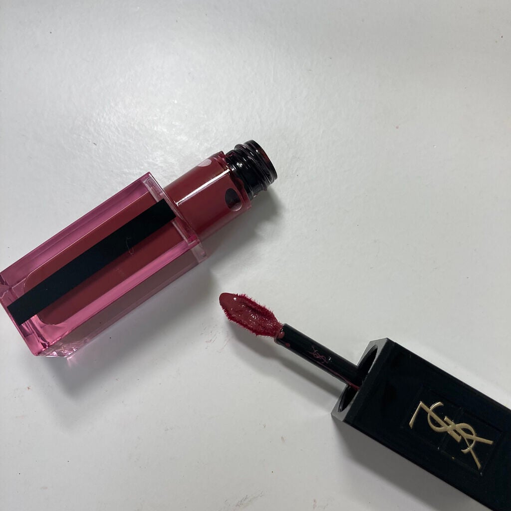 ルージュ ピュールクチュール ヴェルニ ウォーターステイン/YVES SAINT LAURENT BEAUTE/口紅を使ったクチコミ(4枚目)