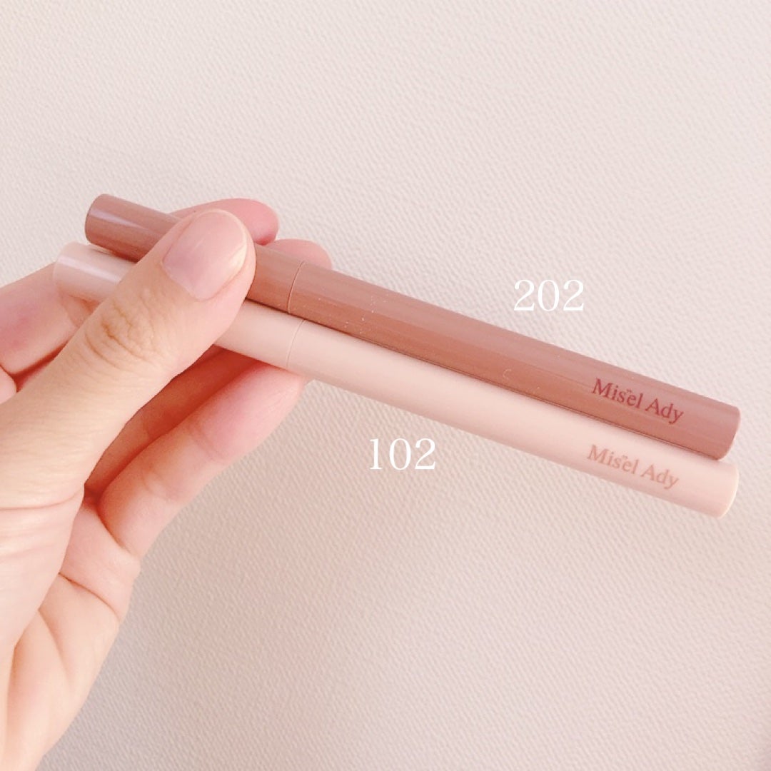 ぷっくりアイカラーペンシル/ミゼルエディ/スティックアイシャドウを使ったクチコミ(2枚目)