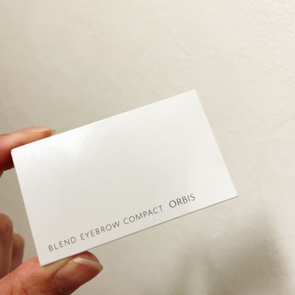 ブレンドアイブローコンパクト/オルビス/パウダーアイブロウを使ったクチコミ(1枚目)