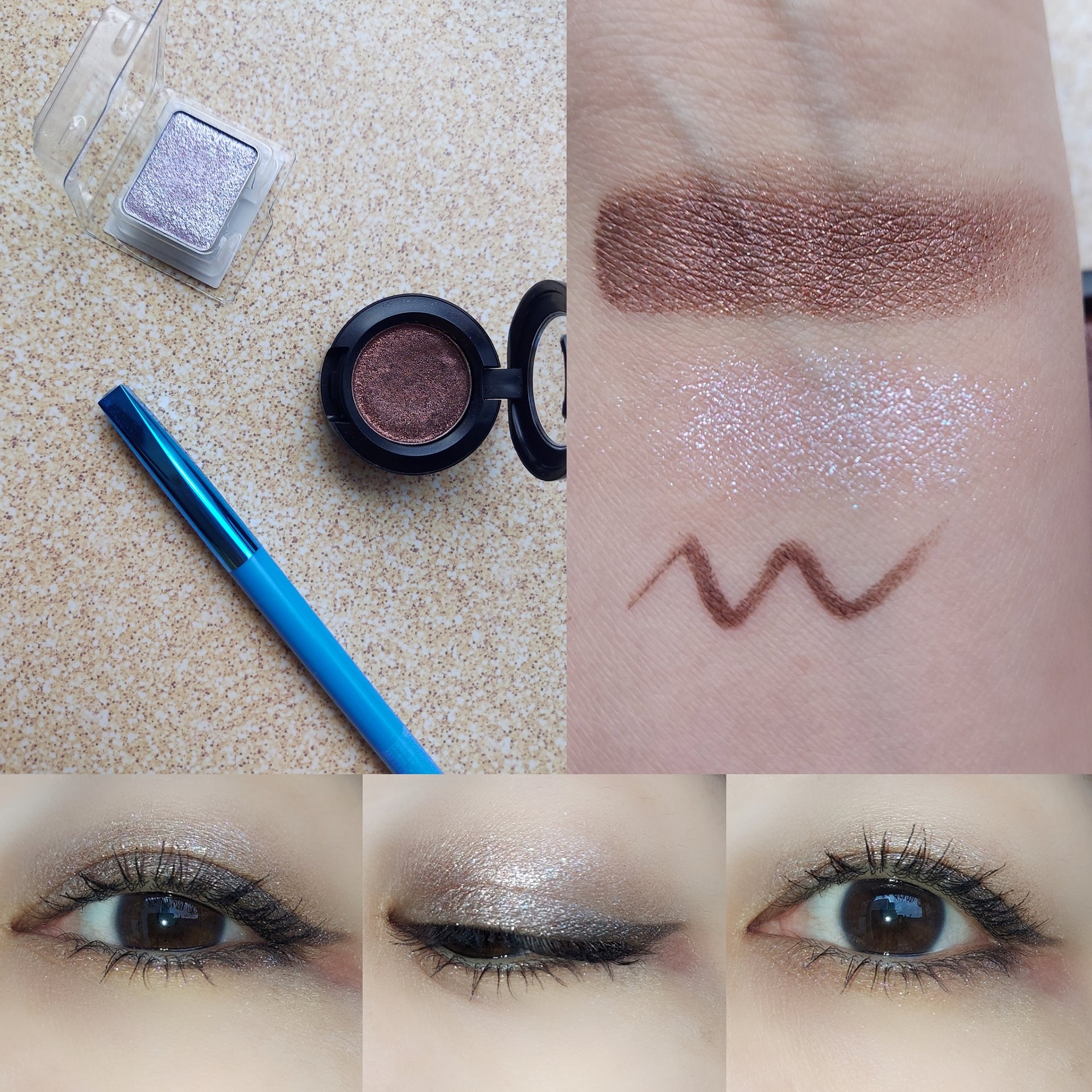 ダズルシャドウ/M・A・C/単色アイシャドウを使ったクチコミ（3枚目）