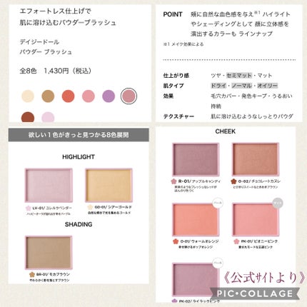 パウダーブラッシュ/DAISY DOLL by MARY QUANT/パウダーチークを使ったクチコミ(4枚目)