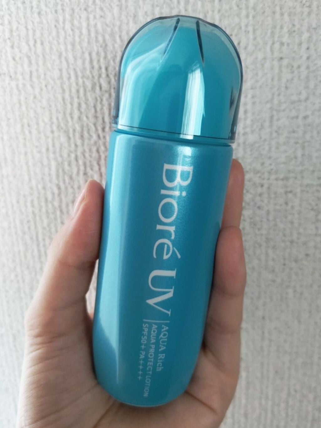 ビオレUV アクアリッチ アクアプロテクトローション(水層パック)/ビオレ/日焼け止めローションを使ったクチコミ(1枚目)