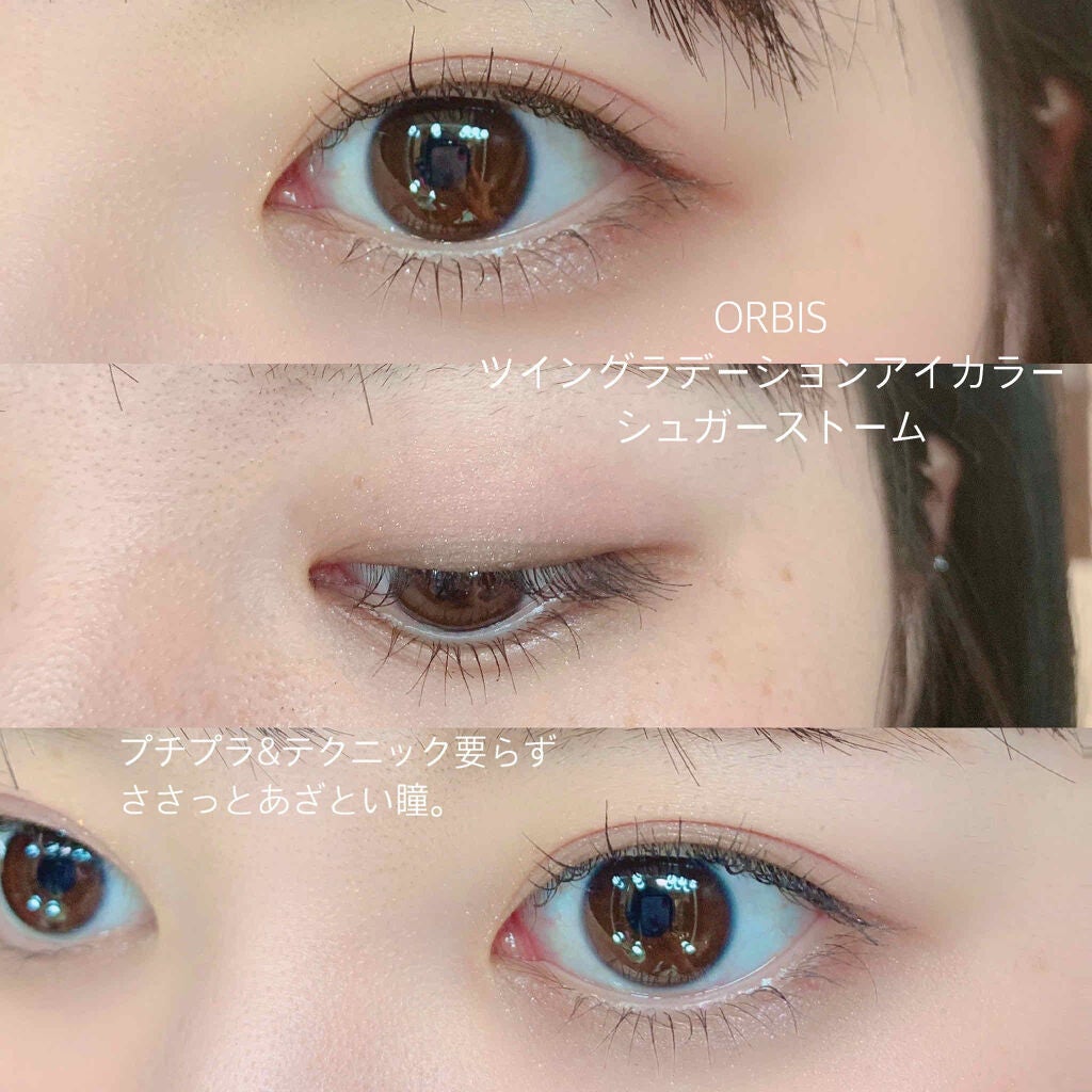 ツイングラデーションアイカラー/オルビス/アイシャドウパレットを使ったクチコミ(1枚目)