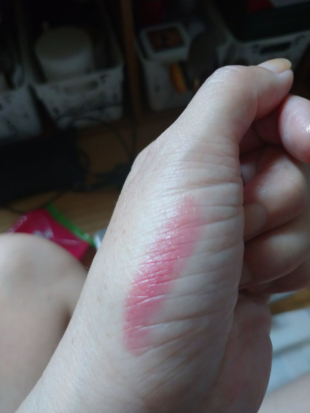 口紅（詰替用） 256 ローズ系パール/ちふれ/口紅を使ったクチコミ（2枚目）