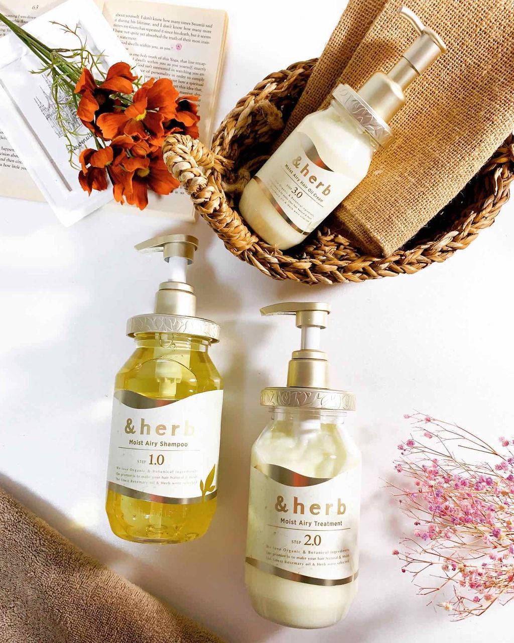 モイストエアリー オイルクリーム3.0/＆herb/ヘアオイルを使ったクチコミ（1枚目）