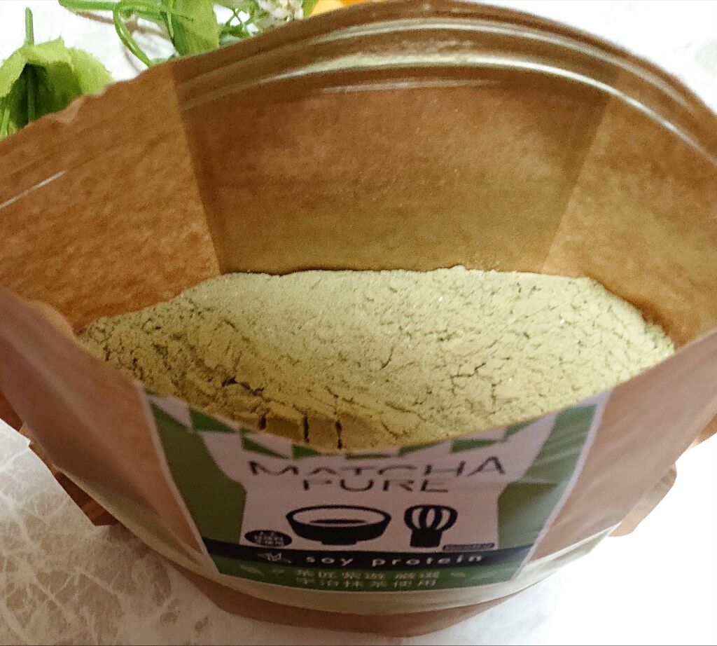 MATCHA PURE(プロテインパウダー)/ピュアパートナー/ソイプロテインを使ったクチコミ(2枚目)