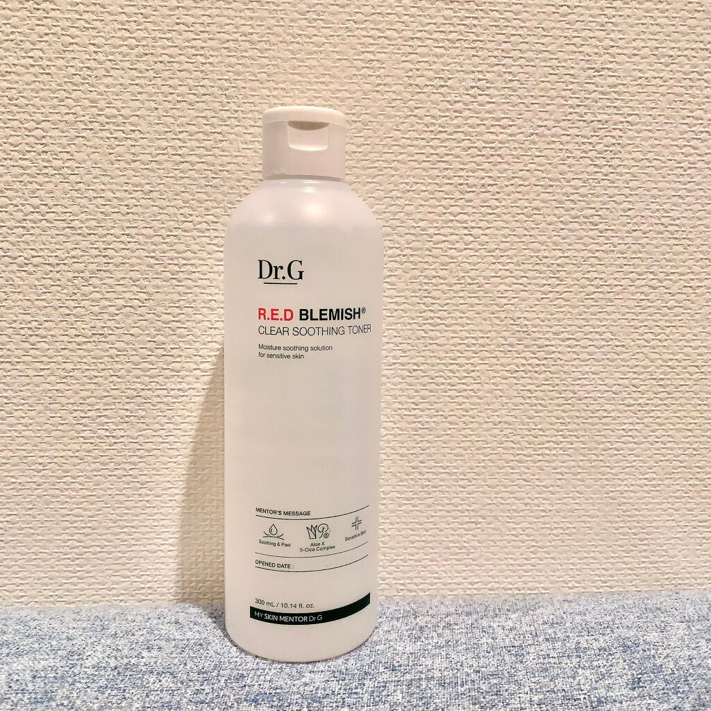 レッドブレミッシュ クリアスージングトナー/Dr.G/化粧水を使ったクチコミ(1枚目)