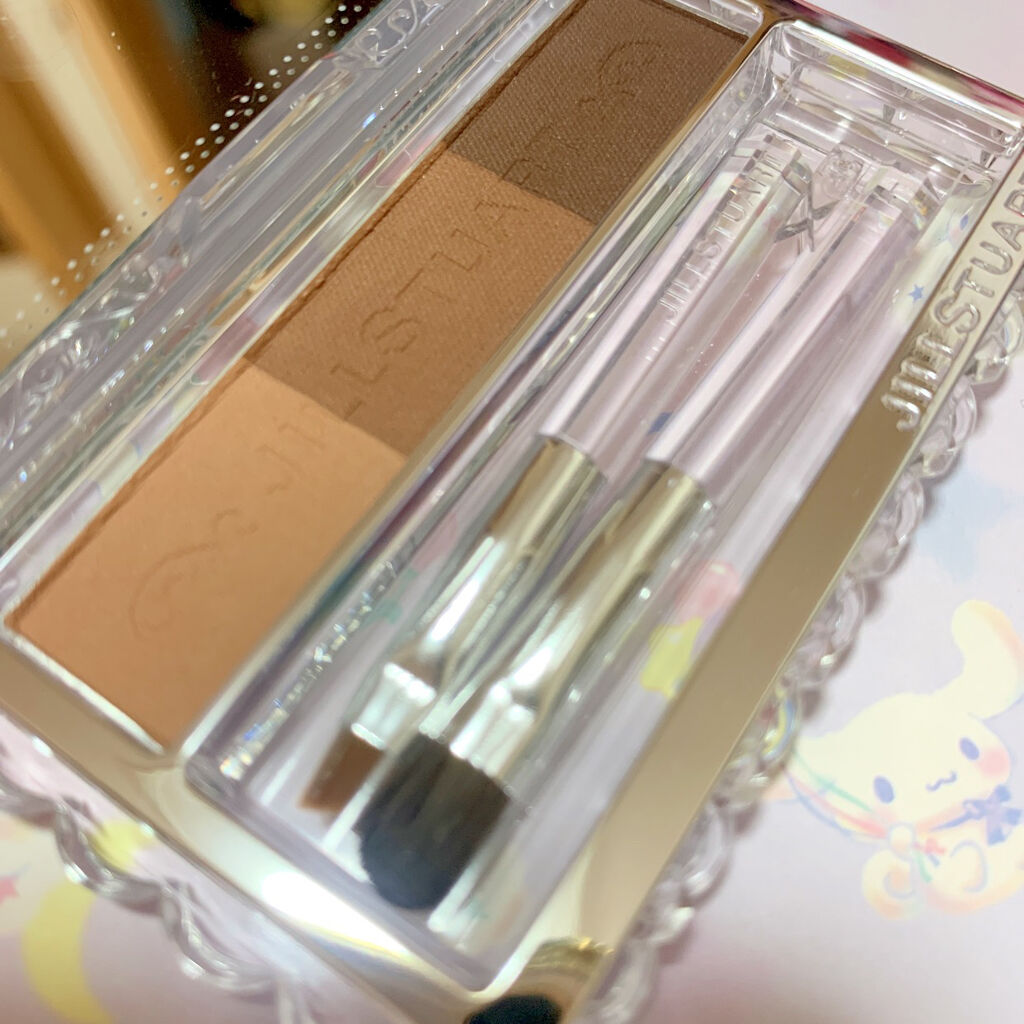 ジルスチュアート ニュアンスブロウパレット 01 mocha brown shade/JILL STUART/パウダーアイブロウを使ったクチコミ（3枚目）