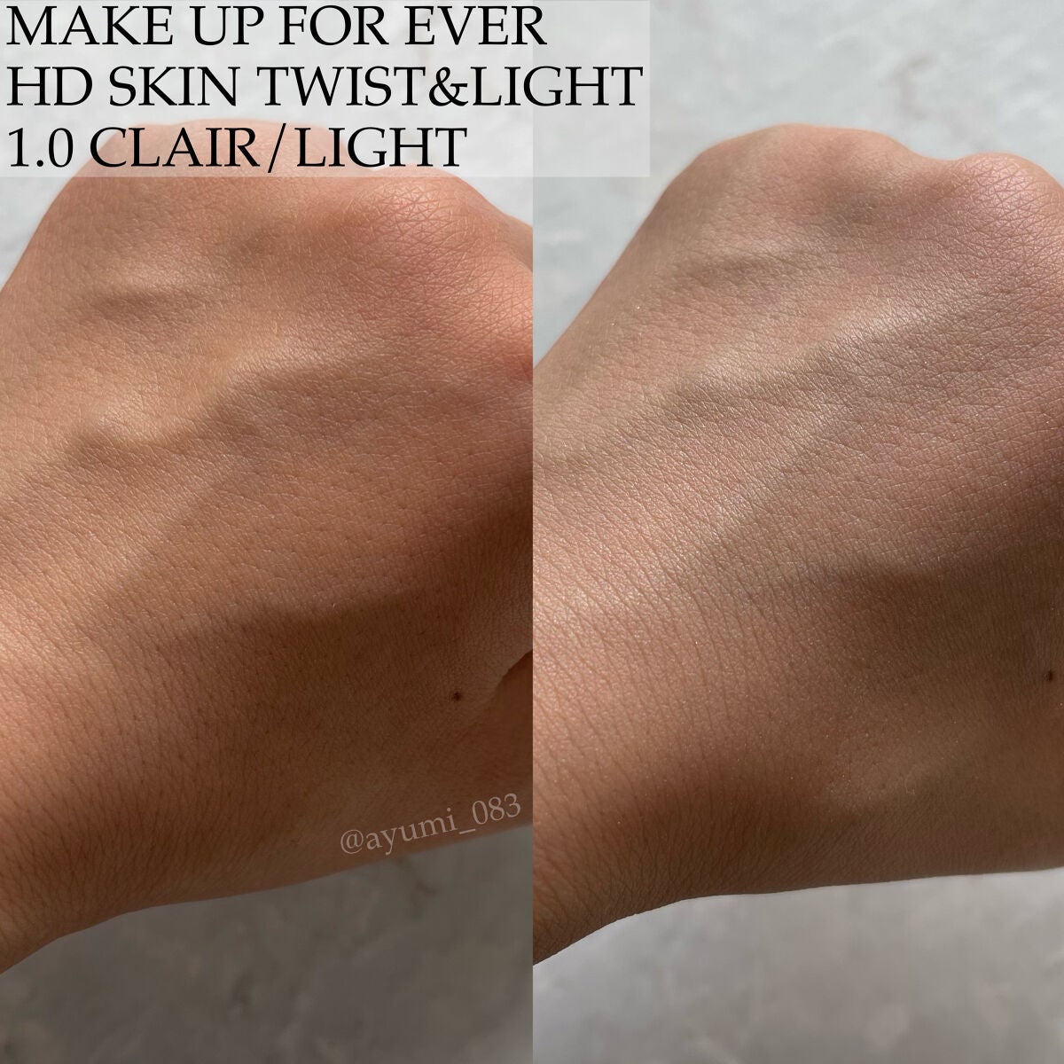 HDスキン ツイストライト/MAKE UP FOR EVER/ルースパウダーを使ったクチコミ(3枚目)